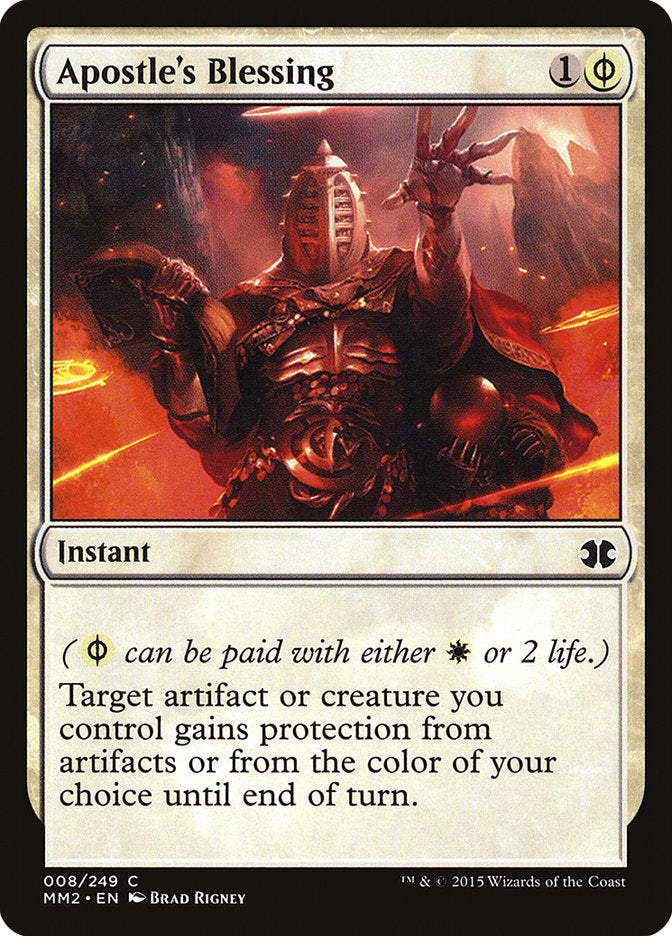 Apostle's Blessing 8/249 (Modern Masters 2015)  | Good Games Modbury