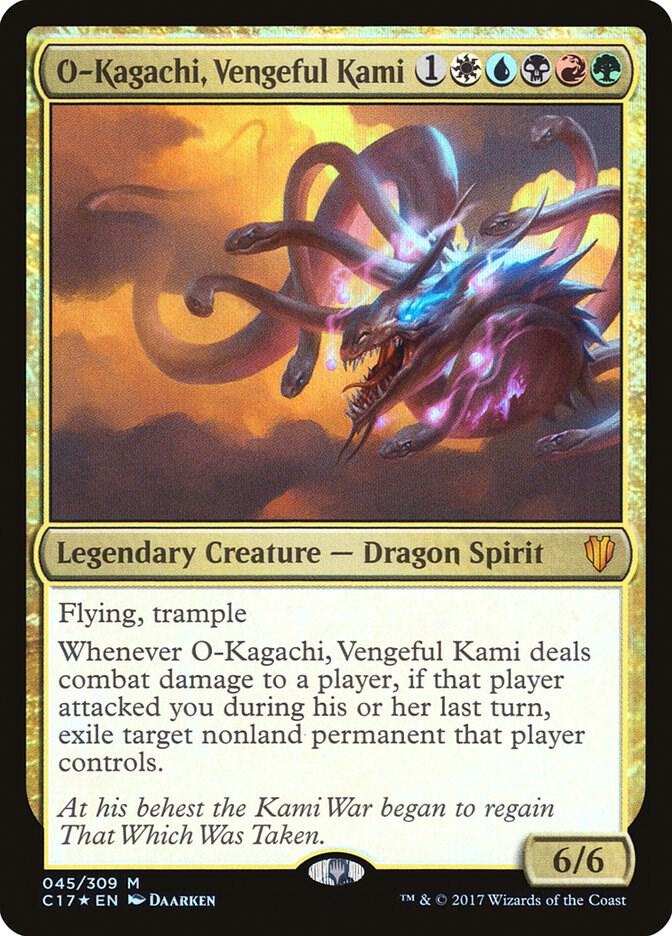O-Kagachi, Vengeful Kami 45/309 (Commander 2017)  - Foil | Good Games Modbury