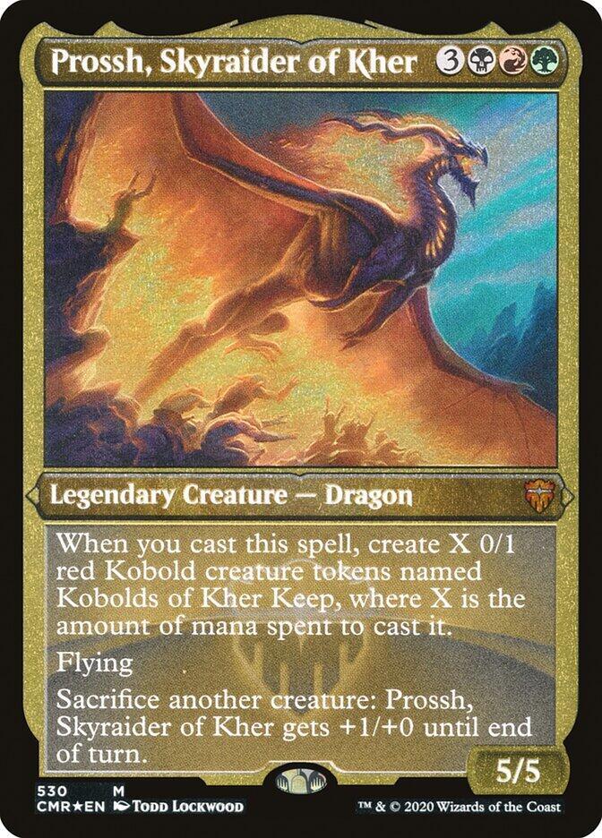 Prossh Skyraider of Kher Foil Etched 530 (Commander Legends)  - Foil | Good Games Modbury