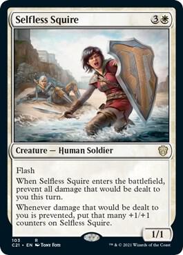 Selfless Squire 103/81 (Commander 2021)  | Good Games Modbury