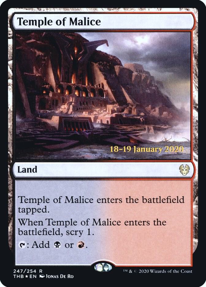Temple of Malice 247s/137 (Prerelease Cards)  - Foil | Good Games Modbury