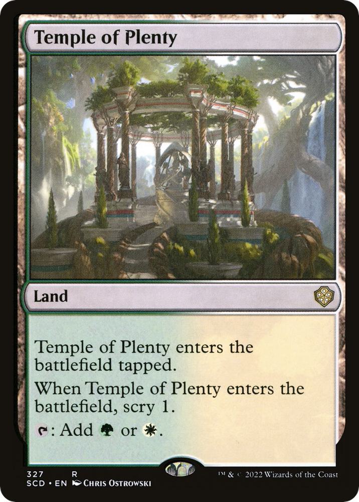 Temple of Plenty 327/352 (Starter Commander Decks)  | Good Games Modbury