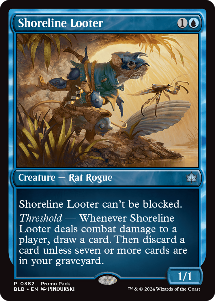 Shoreline Looter [Bloomburrow Promos] | Good Games Modbury