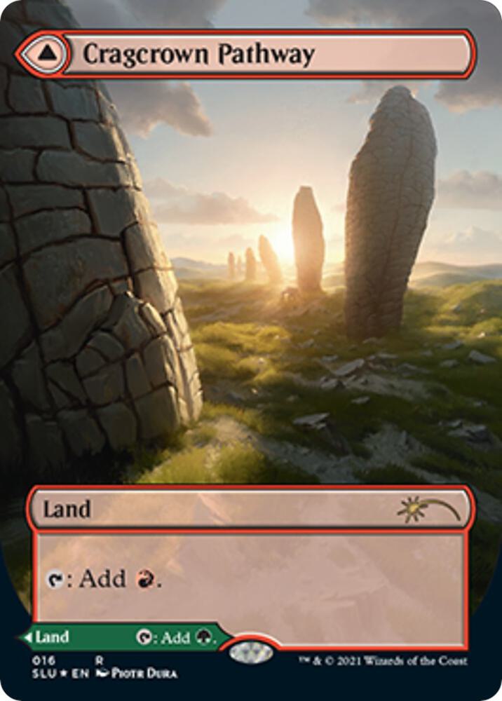 Cragcrown Pathway // Timbercrown Pathway 16/1 (Secret Lair Series)  - Borderless Foil | Good Games Modbury