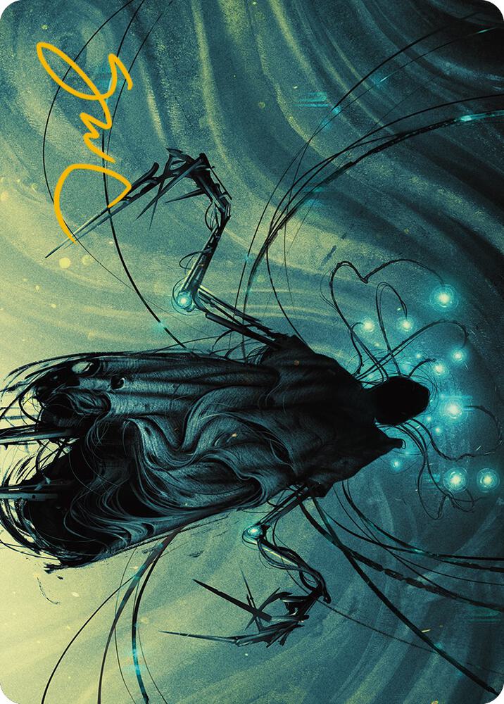 Ichor Synthesizer Art Card Gold Stamped Signature 14 (Art Series: Phyrexia: All Will Be One)  | Good Games Modbury