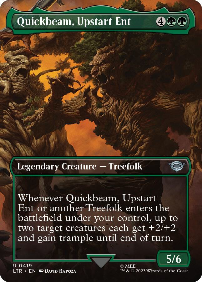 Quickbeam, Upstart Ent 419/281 (Universes Beyond: The Lord of the Rings: Tales of Middle-earth)  - Borderless | Good Games Modbury