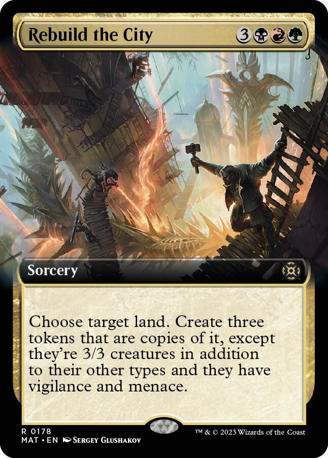 Rebuild the City 178/50 (March of the Machine: The Aftermath)  - Extended Art Foil | Good Games Modbury
