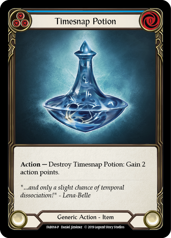 Timesnap Potion [FAB014-P] (Promo)  1st Edition Cold Foil | Good Games Modbury