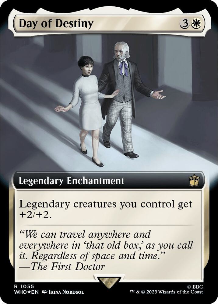 Day of Destiny 1055/331 (Universes Beyond: Doctor Who)  - Extended Art Surge Foil | Good Games Modbury