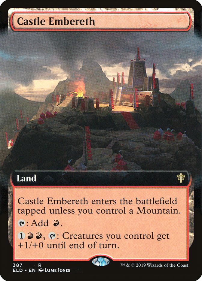 Castle Embereth (Extended Art) [Throne of Eldraine] | Good Games Modbury