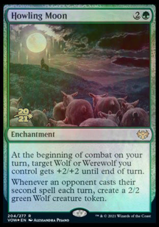 Howling Moon [Innistrad: Crimson Vow Prerelease Promos] | Good Games Modbury