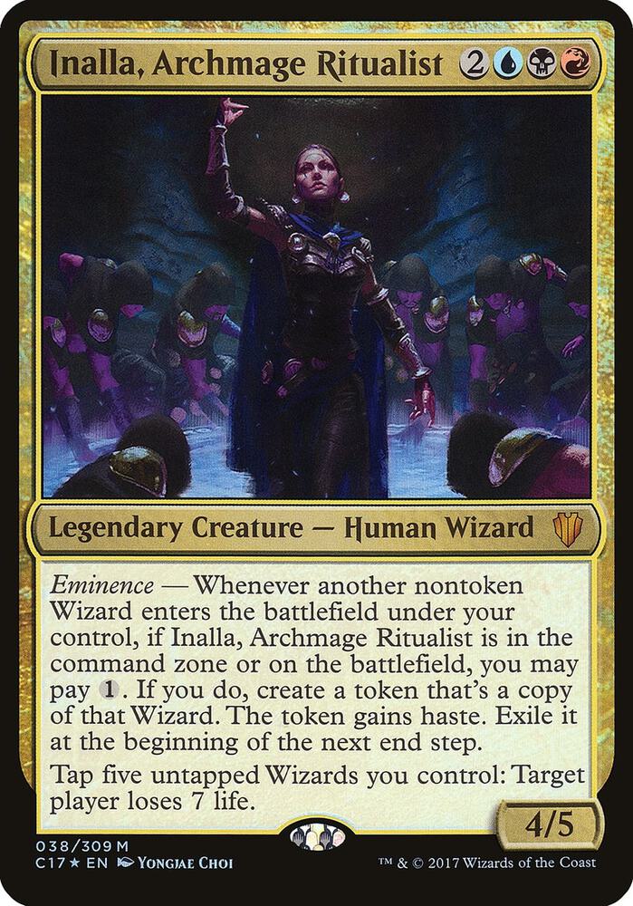 Inalla, Archmage Ritualist 38/309 (Oversize Cards)  - Foil | Good Games Modbury