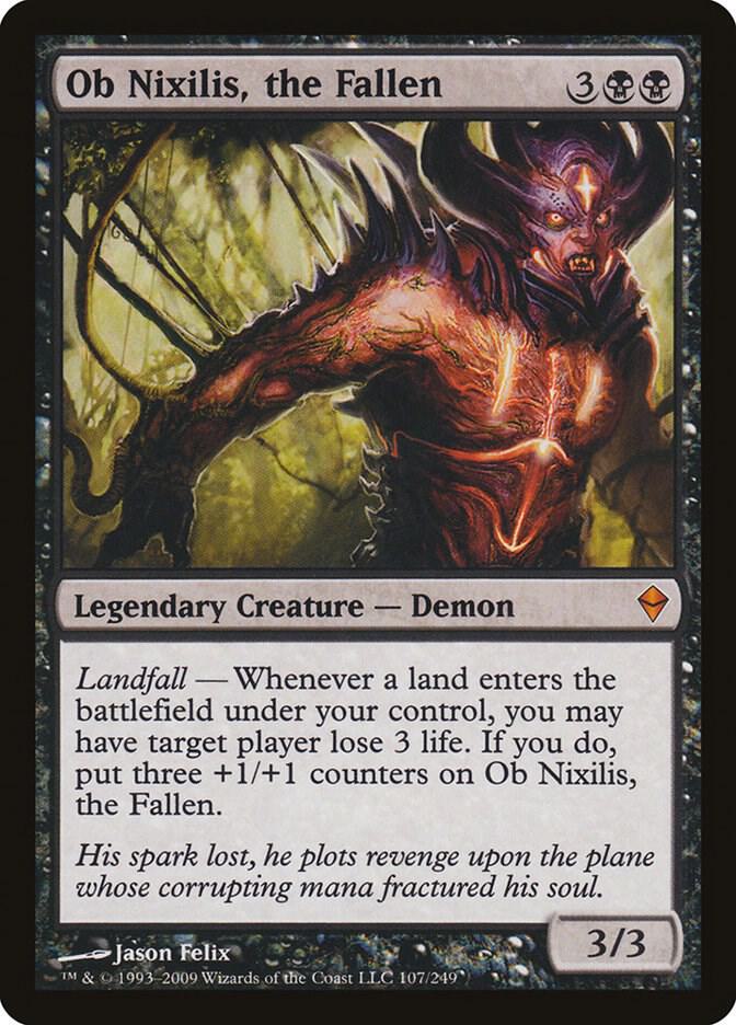 Ob Nixilis, the Fallen 107/249 (Zendikar)  | Good Games Modbury