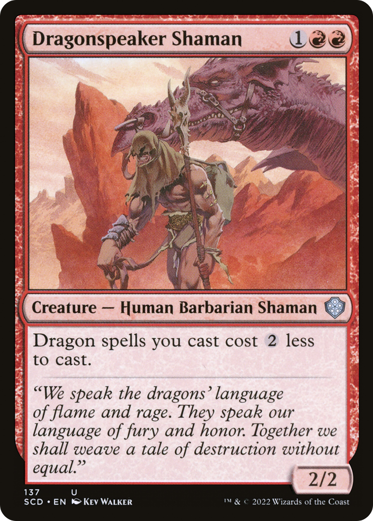 Dragonspeaker Shaman [Starter Commander Decks] | Good Games Modbury