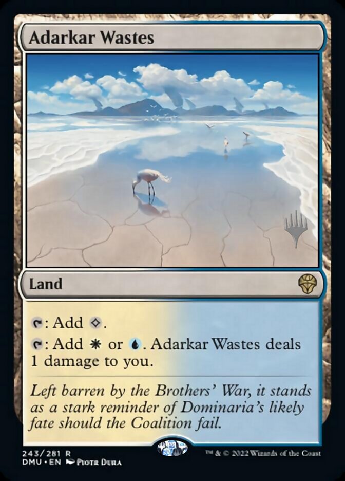 Adarkar Wastes (Promo Pack) [Dominaria United Promos] | Good Games Modbury