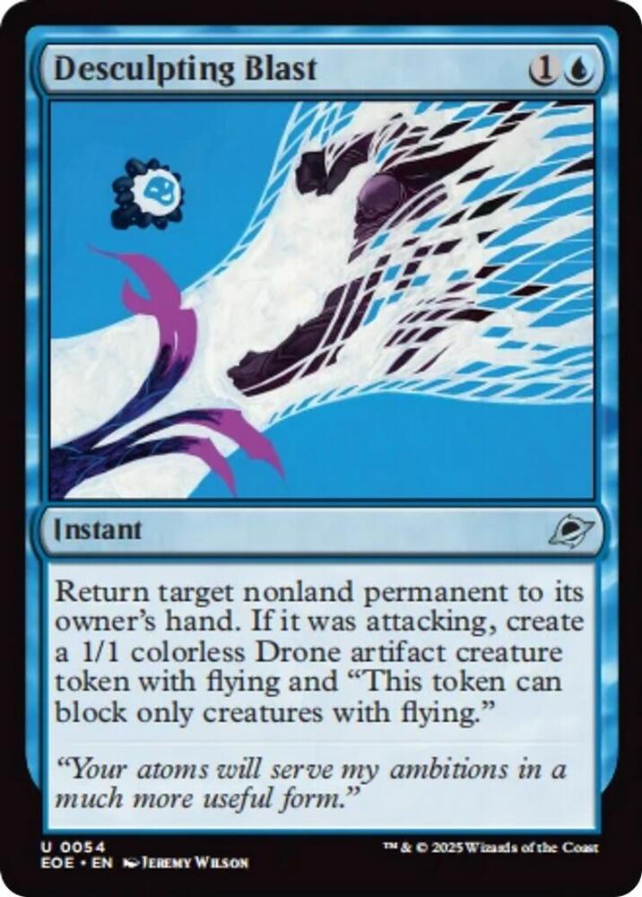 Desculpting Blast 54/276 (Edge of Eternities)  - Foil | Good Games Modbury