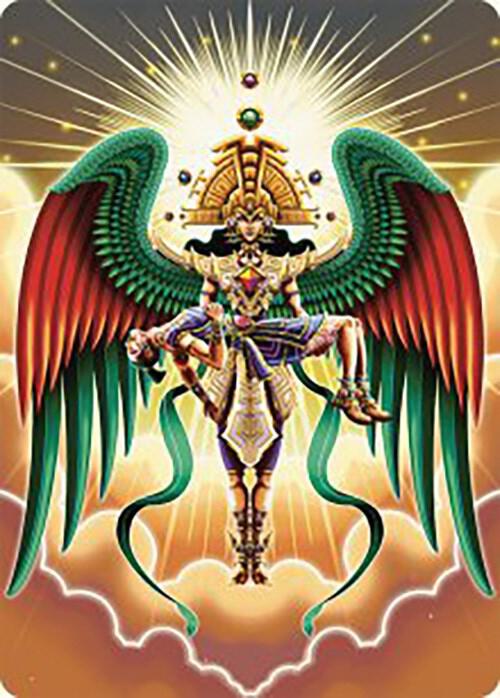 Resplendent Angel Art Card 59 81 59 (Art Series: The Lost Caverns of Ixalan)  | Good Games Modbury