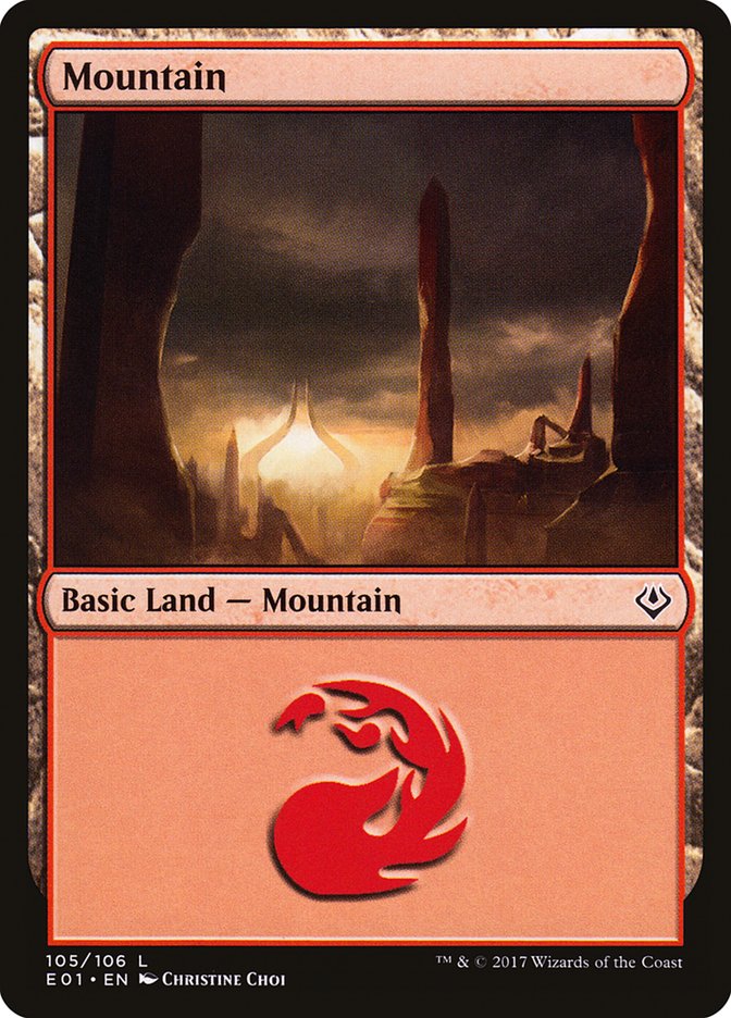 Mountain (105) [Archenemy: Nicol Bolas] | Good Games Modbury