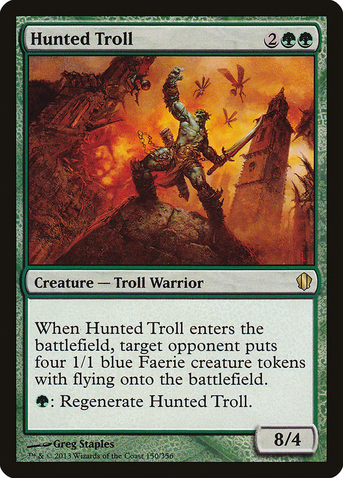 Hunted Troll 150/356 (Commander 2013)  | Good Games Modbury