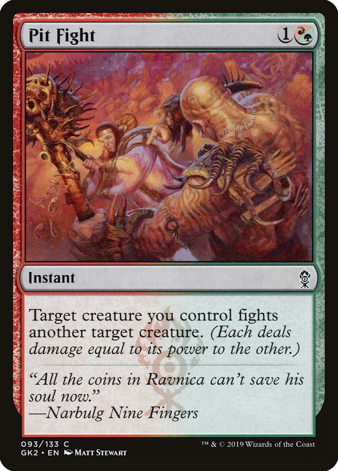 Pit Fight [Ravnica Allegiance Guild Kit] | Good Games Modbury