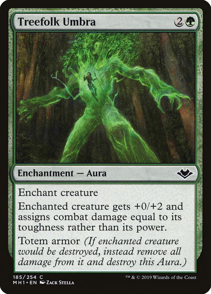 Treefolk Umbra [Modern Horizons] | Good Games Modbury