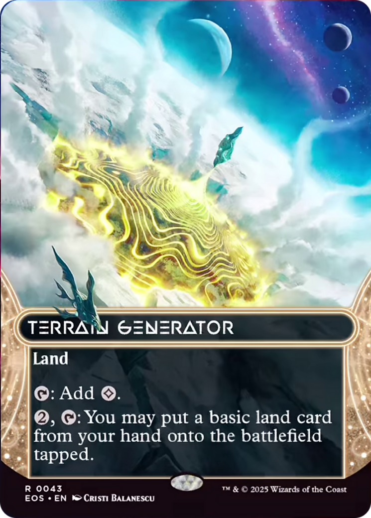Terrain Generator (0043) (Borderless) [Edge of Eternities: Stellar Sights] | Good Games Modbury