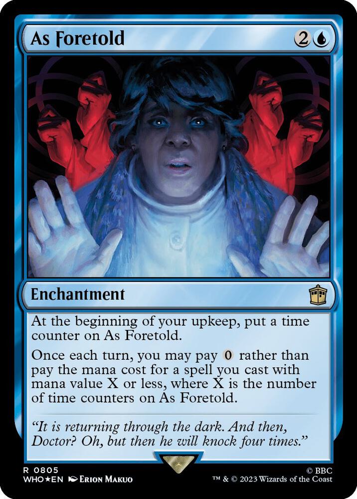 As Foretold 805/331 (Universes Beyond: Doctor Who)  - Surge Foil | Good Games Modbury