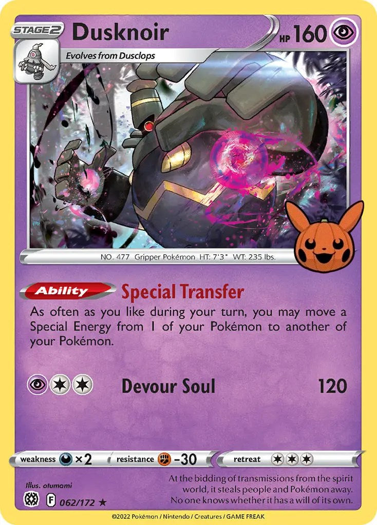 Dusknoir (062/172) [Trick or Trade] | Good Games Modbury