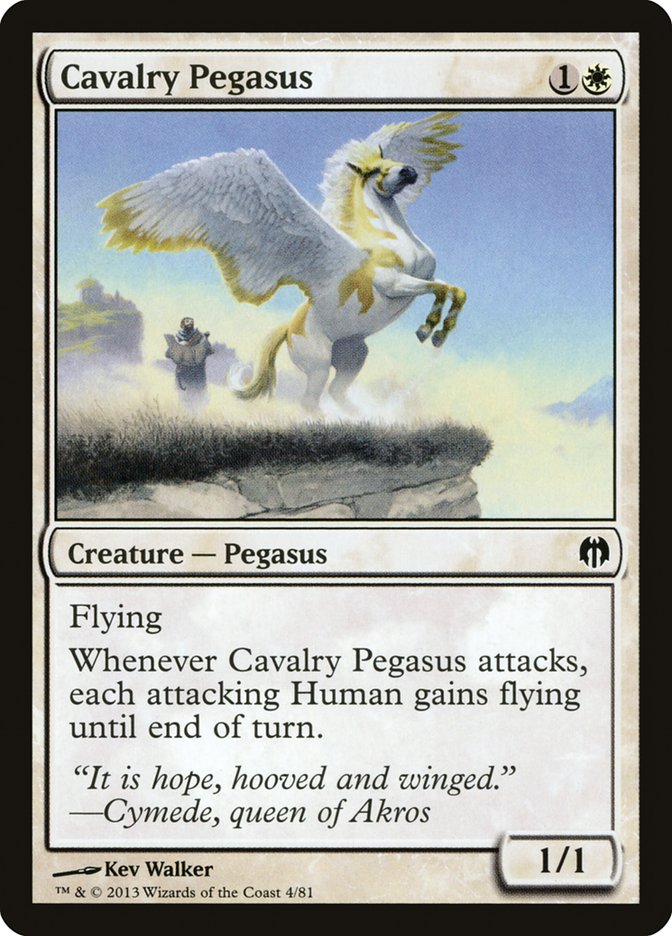 Cavalry Pegasus [Duel Decks: Heroes vs. Monsters] | Good Games Modbury