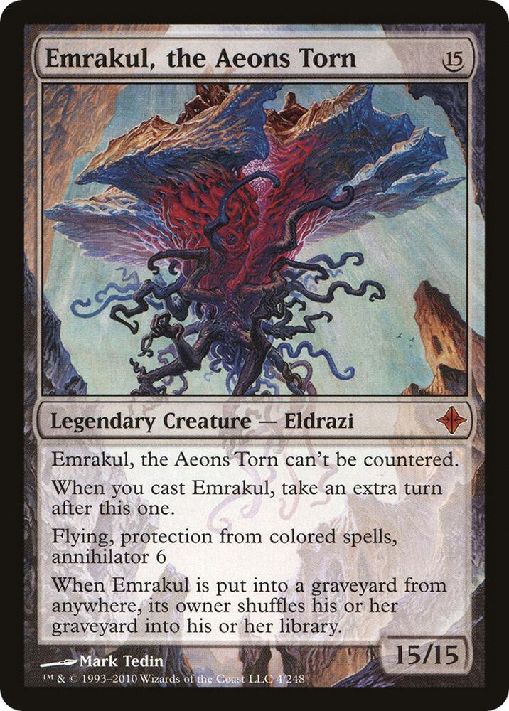 Emrakul the Aeons Torn Rise of the Eldrazi 4 (Oversize Cards)  | Good Games Modbury