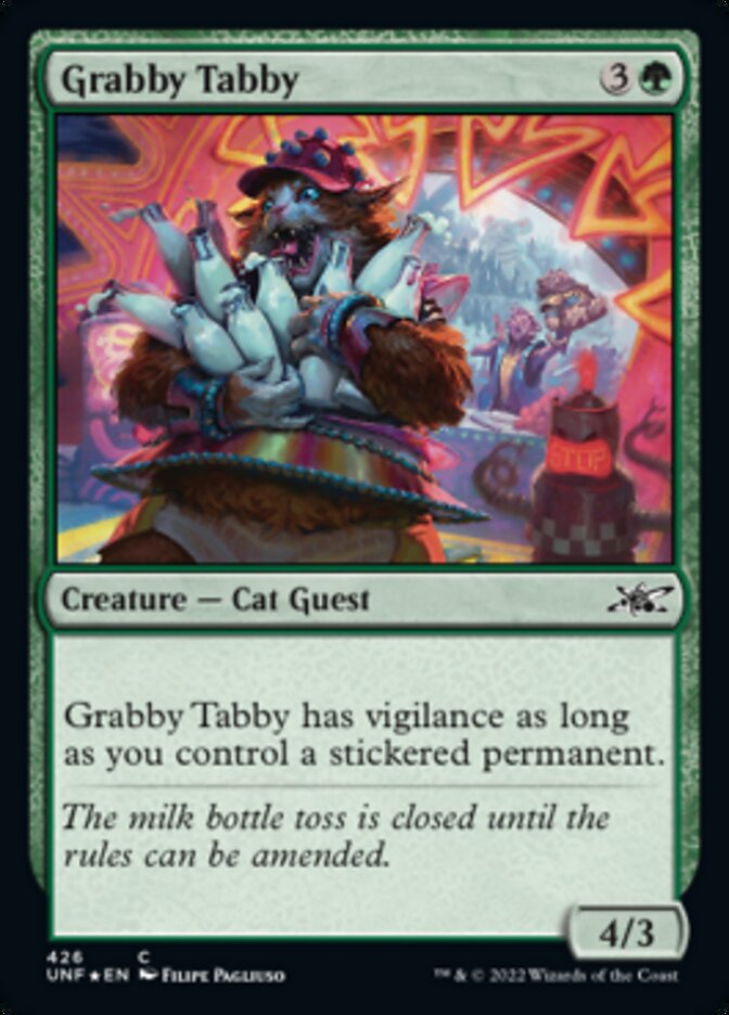 Grabby Tabby (Galaxy Foil) [Unfinity] | Good Games Modbury