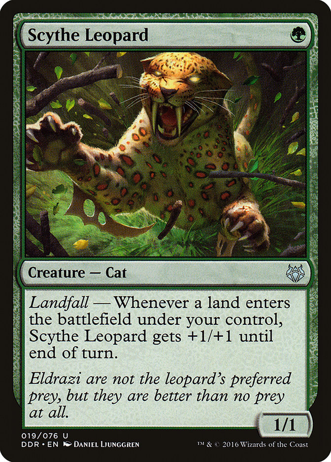 Scythe Leopard 19/76 (Duel Decks: Nissa vs. Ob Nixilis)  | Good Games Modbury