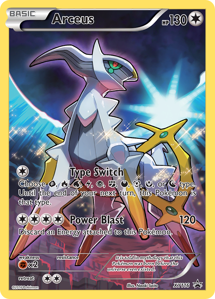 Arceus (XY116) [XY: Black Star Promos] | Good Games Modbury