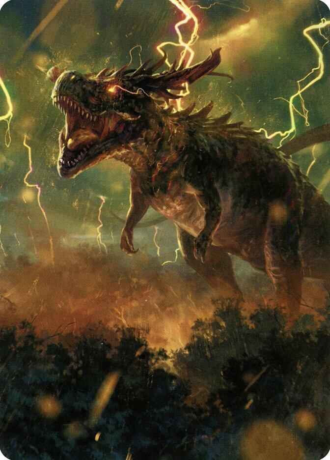 Thrasta Tempests Roar Art Card 42 81 42 (Art Series: Modern Horizons 2)  | Good Games Modbury