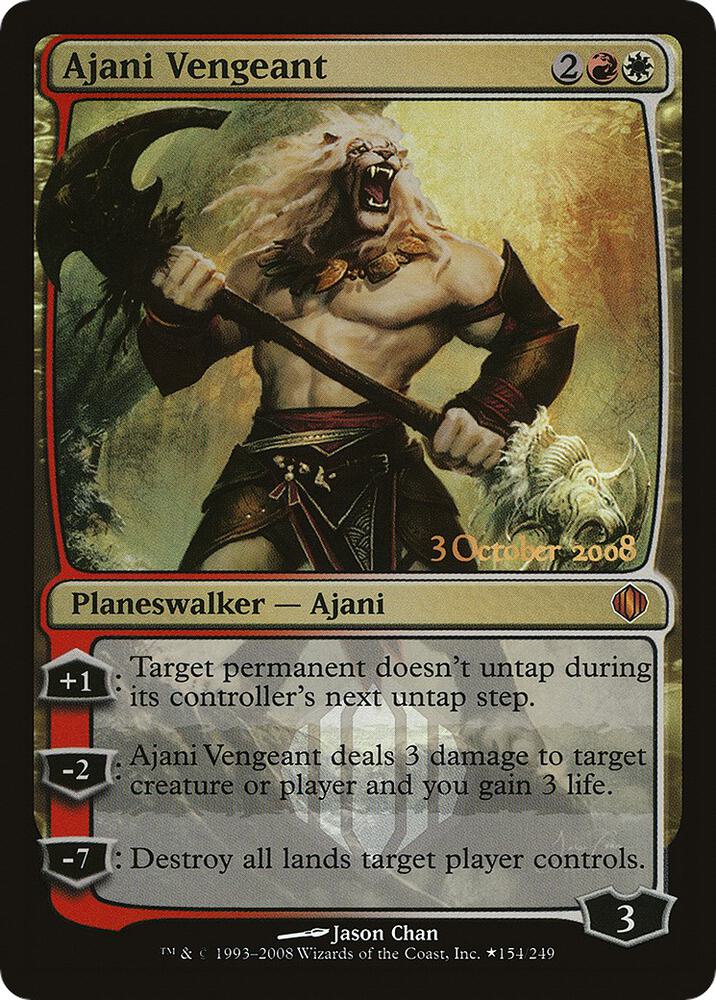 Ajani Vengeant 154★/2 (Launch Party & Release Event Promos)  - Foil | Good Games Modbury