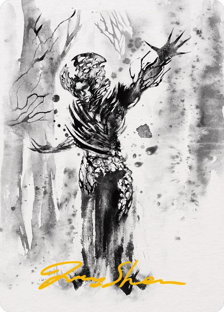 Rustvine Cultivator Art Card Gold Stamped Signature 75 (Art Series: Phyrexia: All Will Be One)  | Good Games Modbury