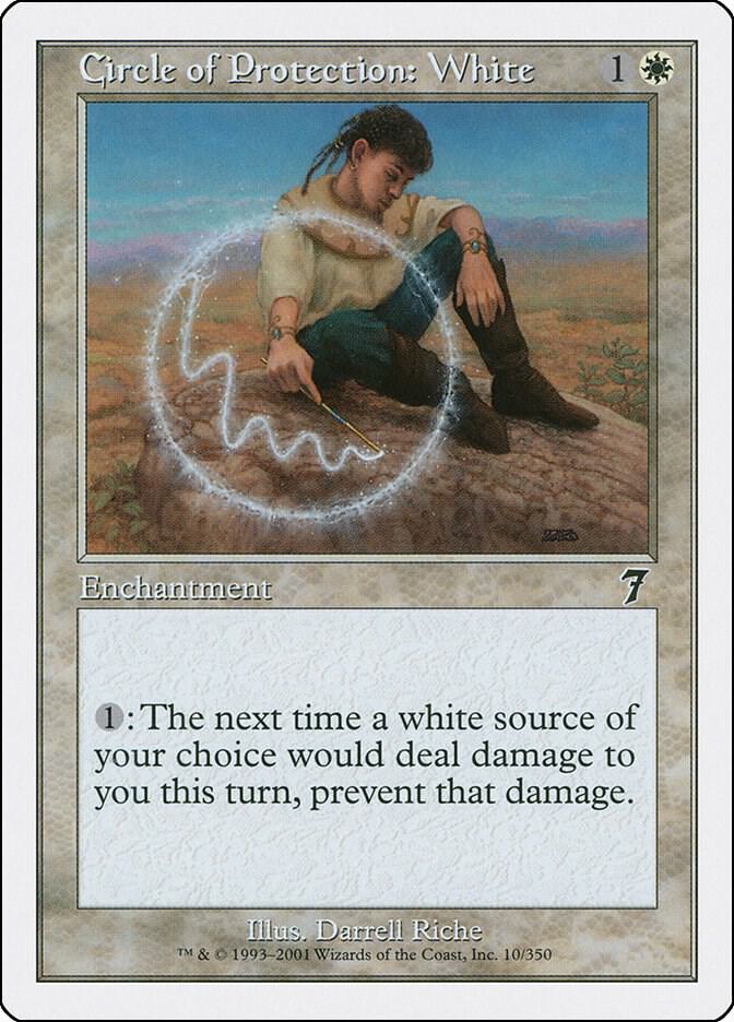 Circle of Protection: White 10/350 (7th Edition)  | Good Games Modbury