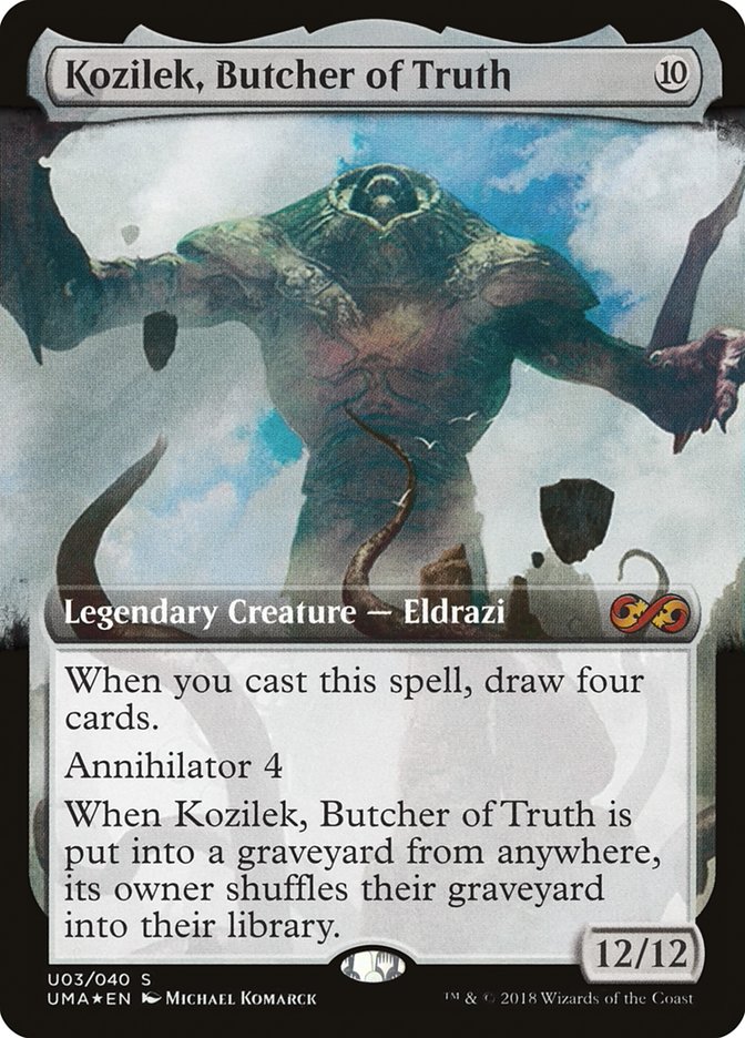 Kozilek, Butcher of Truth (Topper) [Ultimate Masters Box Topper] | Good Games Modbury