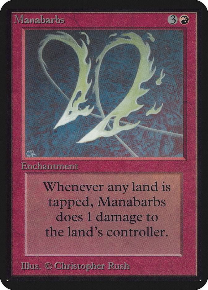 Manabarbs 163/295 (Alpha Edition)  | Good Games Modbury