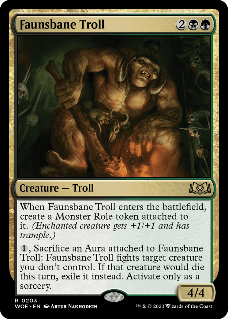 Faunsbane Troll [Wilds of Eldraine] | Good Games Modbury