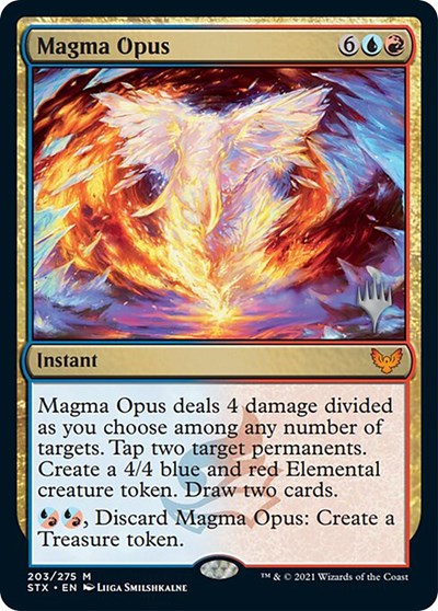 Magma Opus (Promo Pack) [Strixhaven: School of Mages Promos] | Good Games Modbury