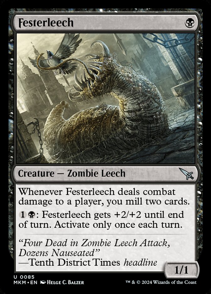 Festerleech 85/286 (Murders at Karlov Manor)  - Foil | Good Games Modbury