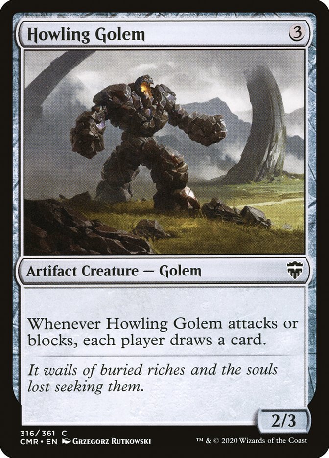 Howling Golem [Commander Legends] | Good Games Modbury