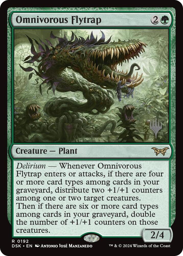 Omnivorous Flytrap 192 (Promo Pack: Duskmourn: House of Horror)  | Good Games Modbury
