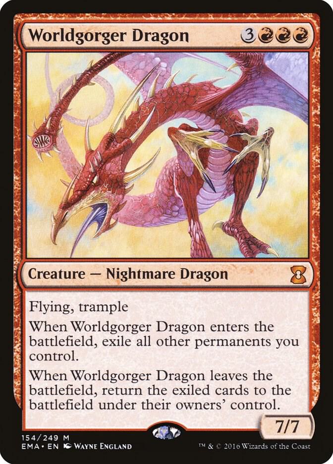 Worldgorger Dragon 154/249 (Eternal Masters)  - Foil | Good Games Modbury