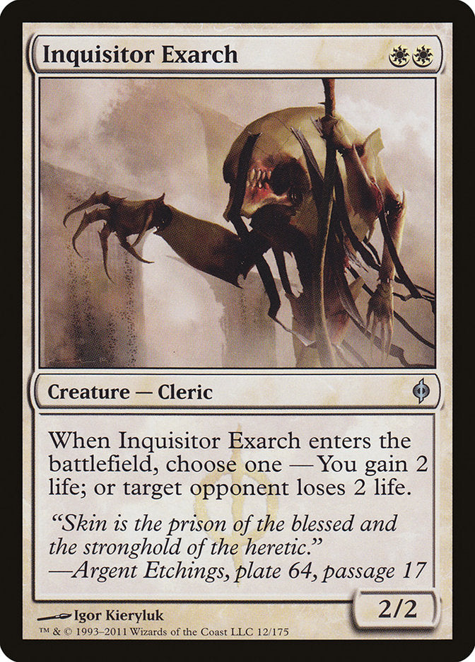 Inquisitor Exarch 12/175 (New Phyrexia)  - Foil | Good Games Modbury