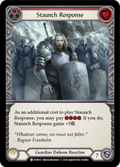 Staunch Response (Red) [U-WTR051] (Welcome to Rathe Unlimited)  Unlimited Normal | Good Games Modbury