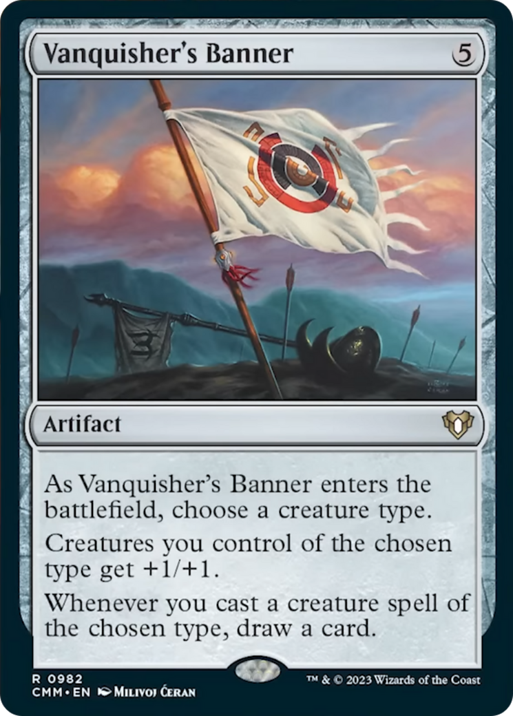 Vanquisher's Banner [Commander Masters] | Good Games Modbury