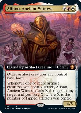 Alibou Ancient Witness Extended Art 334/81 (Commander 2021)  | Good Games Modbury