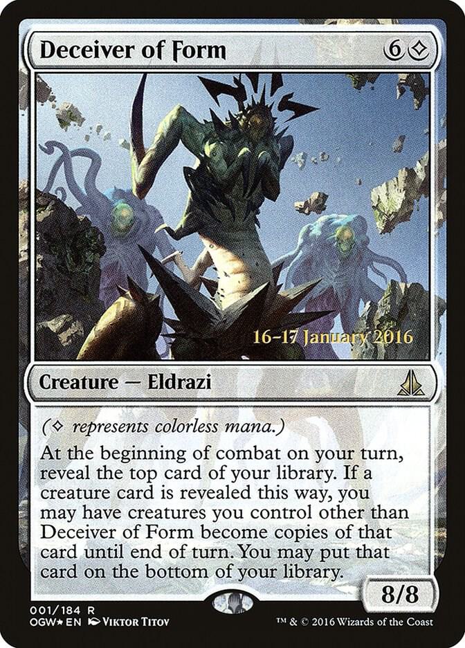 Deceiver of Form 1s/65 (Prerelease Cards)  - Foil | Good Games Modbury